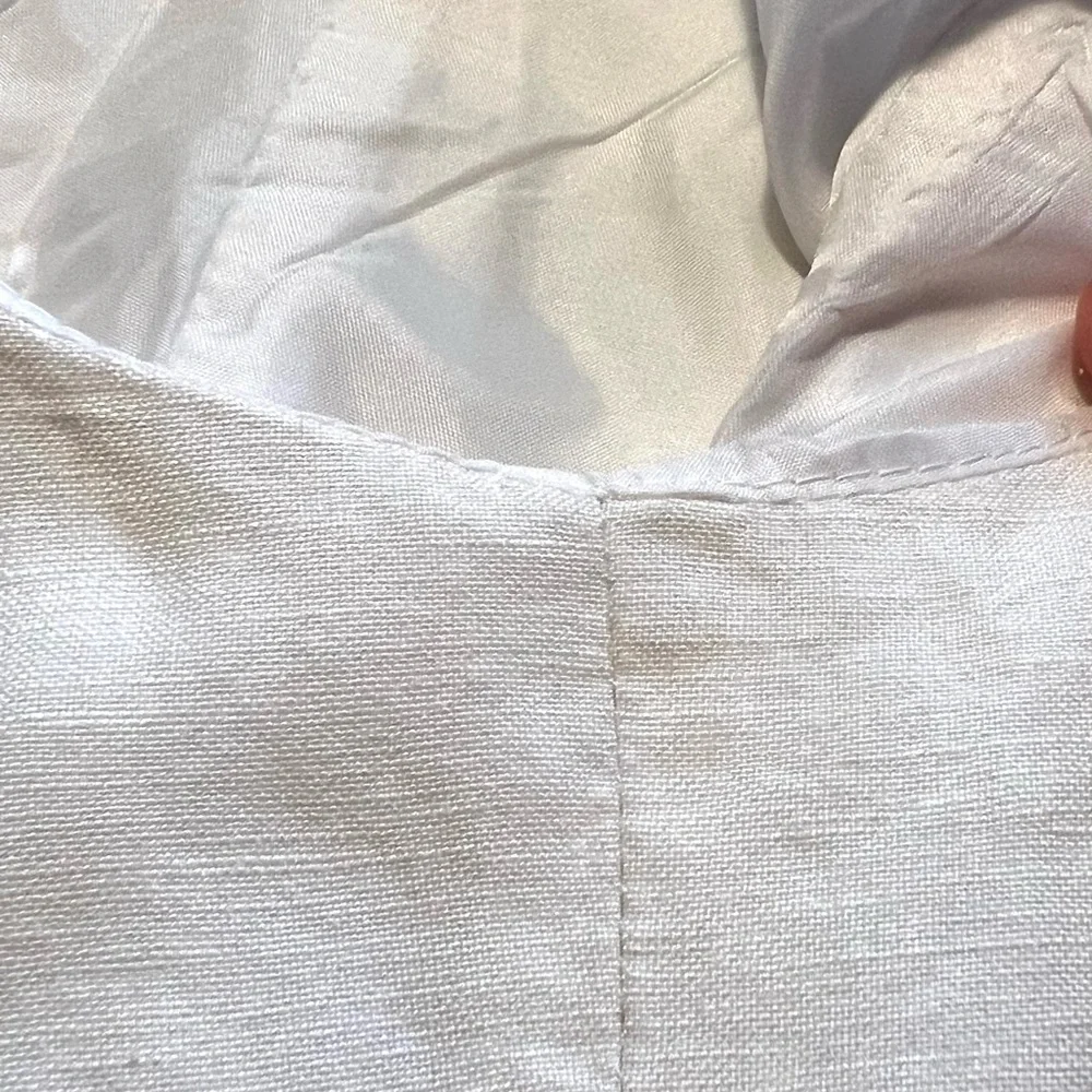 Calvin Klein White Midi Lined Scoop Neck Sleeveless Sheath Dress Size 6. - Picture 12 of 12